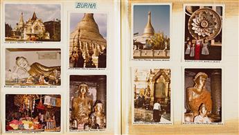 CECIL B. ATWATER (1886-1981) An album of approximately 290 color photographs depicting Asia, the Middle East, Africa, and Europe. Circa